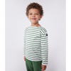 Children's long-sleeved cotton Breton top