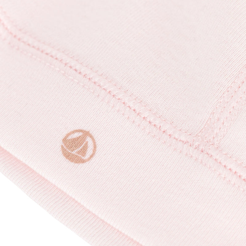 Bonnet en coton uni pour bébé