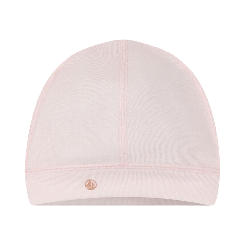 Bonnet en coton uni pour bébé