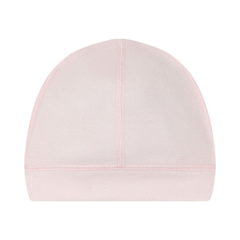 Bonnet en coton uni pour bébé