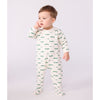 Babies' brushed fleece crocodile print pyjama