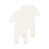 Set of 2 babies' velour pyjamas