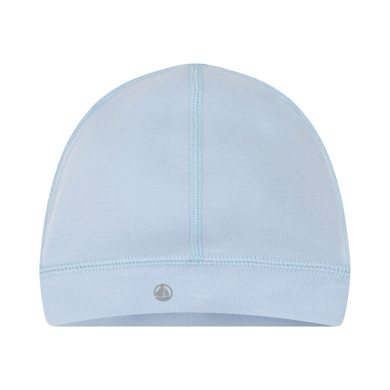 Bonnet en coton uni pour bébé