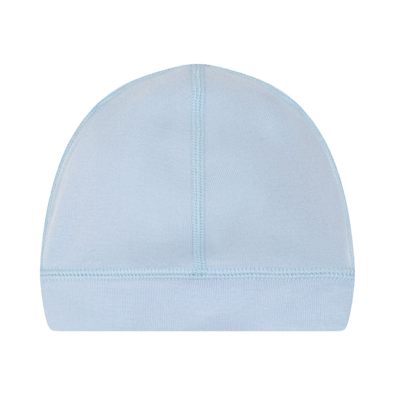 Bonnet en coton uni pour bébé