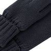 Children's knitted polar fleece-lined mittens