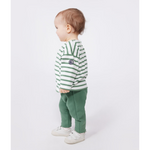 Babies's long-sleeved cotton Breton top