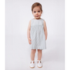 Babies' sleeveless stripy cotton dress