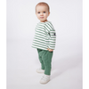 Babies's long-sleeved cotton Breton top