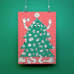 Christmas tree giant poster
