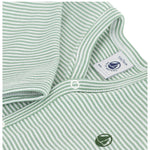 Babies' pinstriped cotton pyjama suit