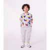 Children's jogging bottoms in plain cotton