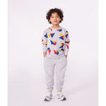 Children's jogging bottoms in plain cotton