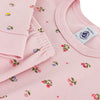 Children's pyjamas in cotton with a flower print