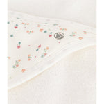 Serviette de bain Fleurs en coton pour bébé