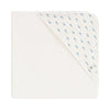 Serviette de bain carrée en coton pour bébé Baleines