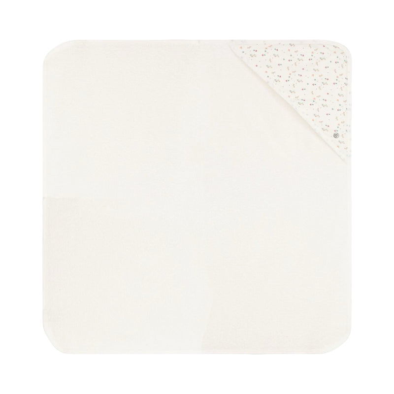 Serviette de bain Fleurs en coton pour bébé
