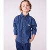 Children's plain denim shirt