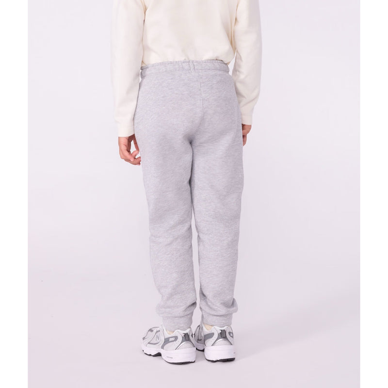 Children's jogging bottoms in plain cotton
