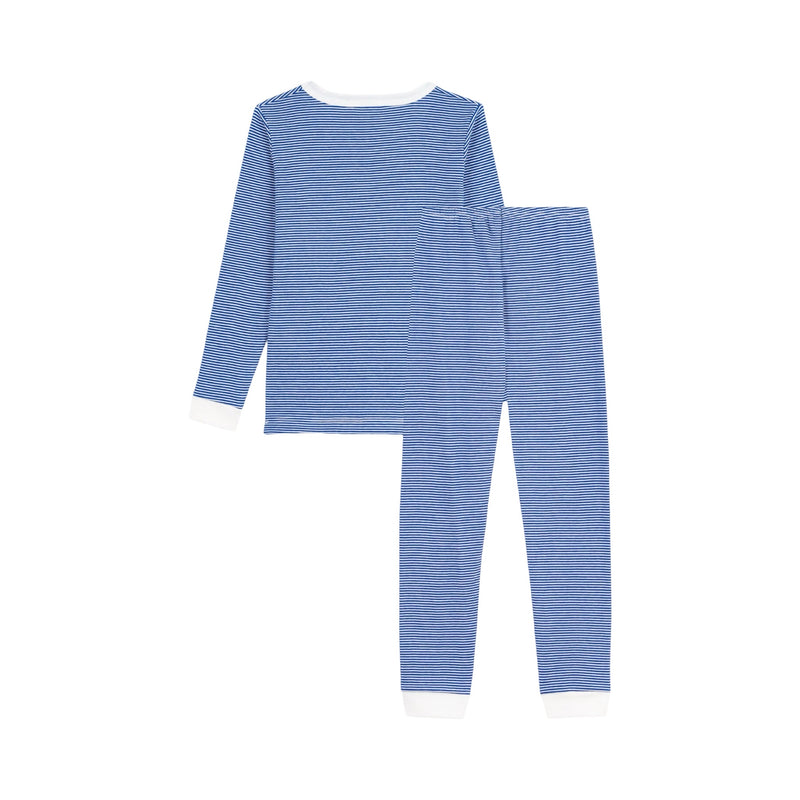 Children's stripy cotton pyjamas