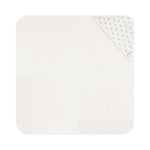 Serviette de bain carrée en coton pour bébé Baleines