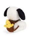 Plush Peanuts Snoopy with Woodstock in backpack