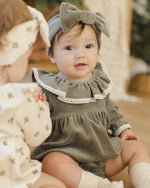 Bandeau en velour Holly berry 