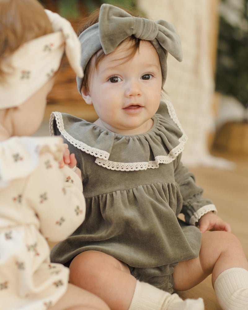 Bandeau en velour Holly berry 