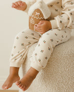 Pantalon de survêtement décontracté en velours Holly Berry