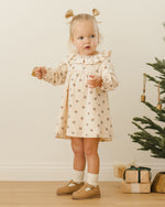 Robe en velours Holly Berry pour bébé