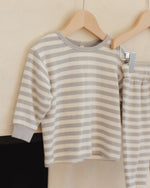 Ensemble à rayures bleues