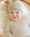 Fern bamboo knotted baby hat