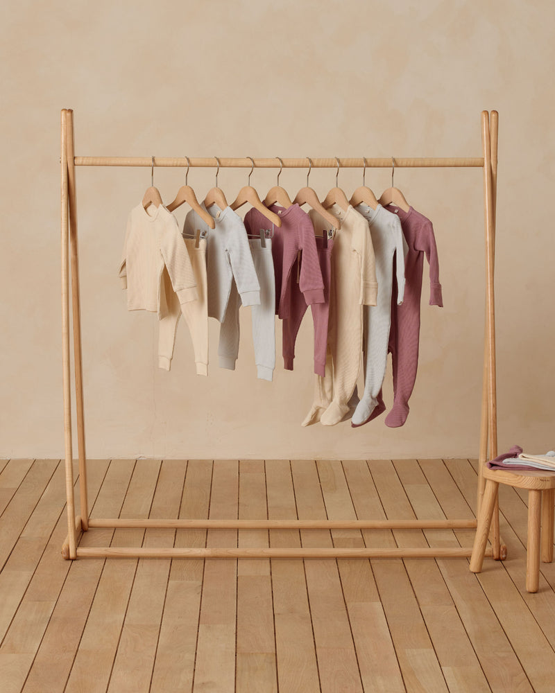 Ensemble haut + pantalon gaufré Ice blue