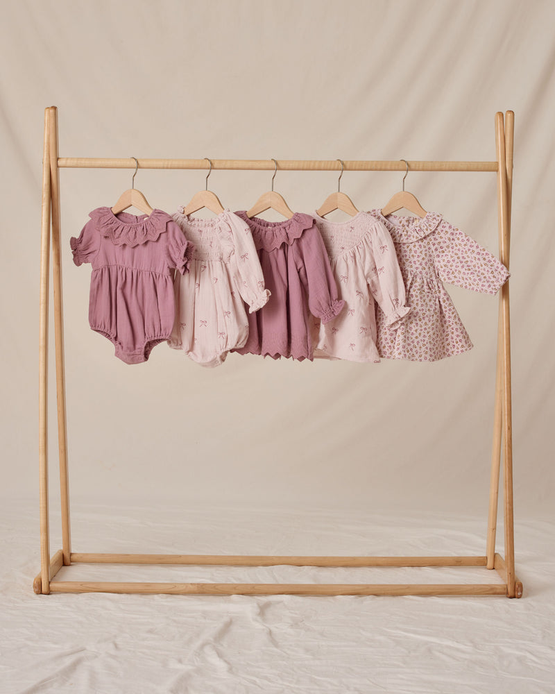 Bows smocked dress