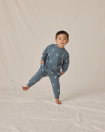 Silver moons relaxed fleece sweatshirt