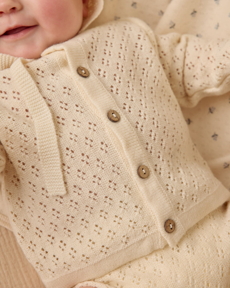 Natural knit cardigan