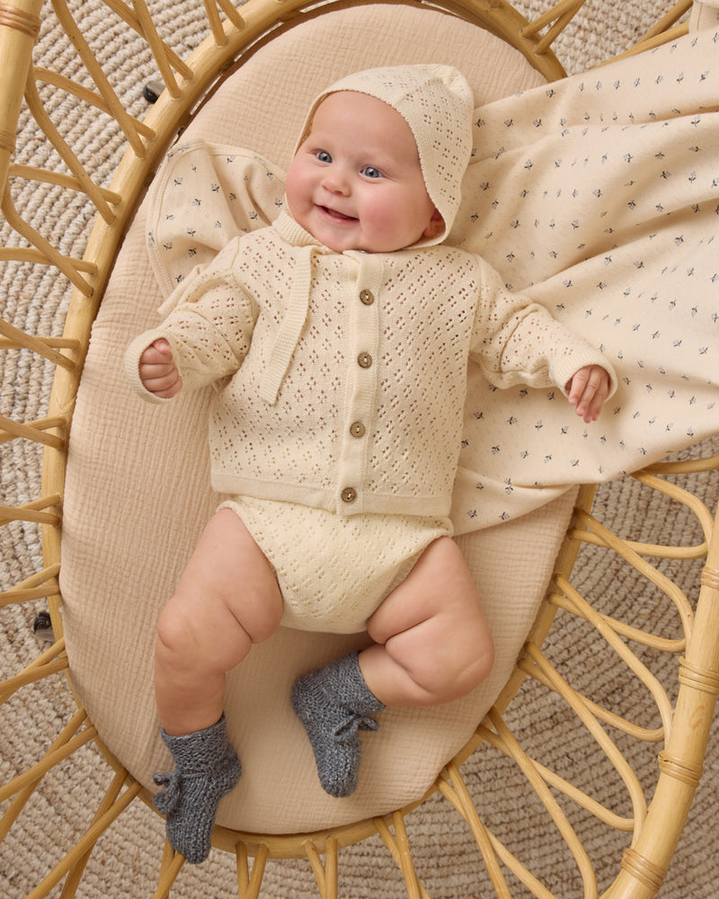 Natural knit cardigan