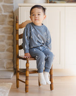 Silver moons relaxed fleece sweatshirt