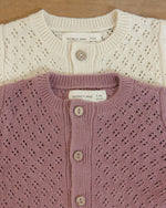 Natural knit cardigan