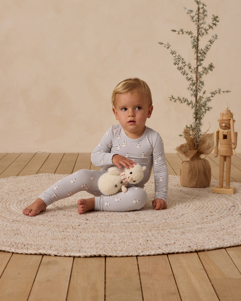 Pyjama zippé en bambou Snowmen