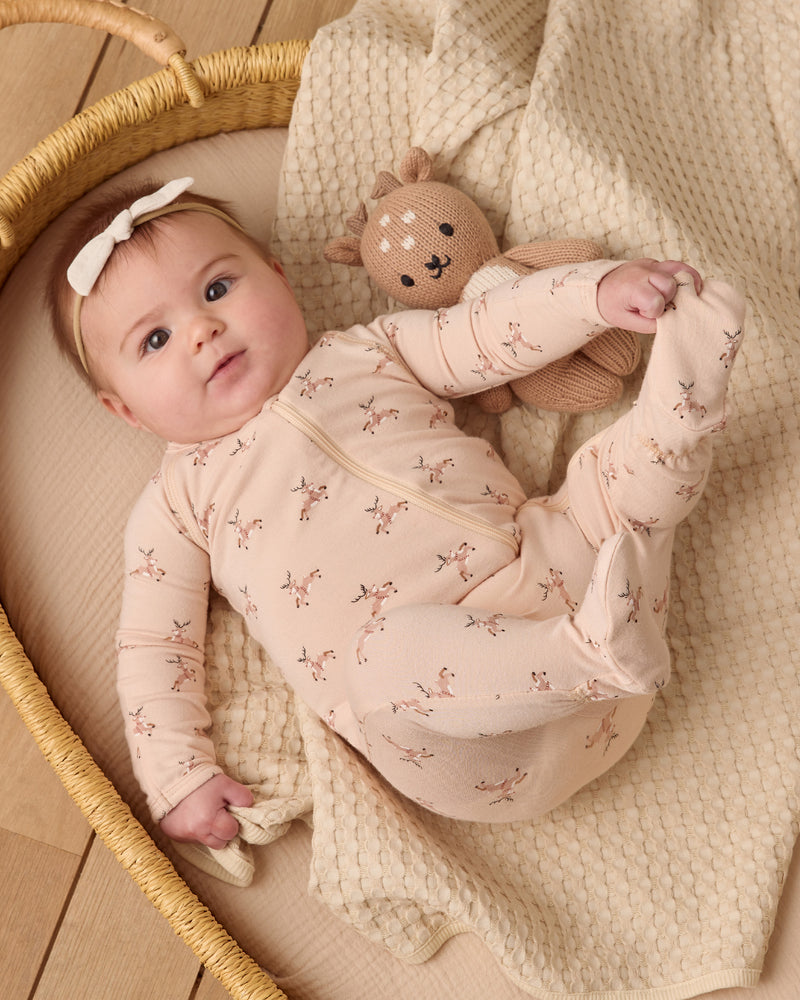 Pyjama zippé en bambou Reindeer
