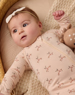 Pyjama zippé en bambou Reindeer