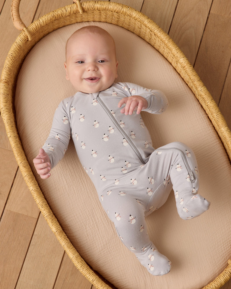 Pyjama zippé en bambou Snowmen