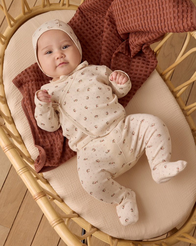 Ensemble Holly berry stripe pour nouveau-né 