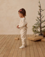 Pantalon de survêtement décontracté en velours Holly Berry