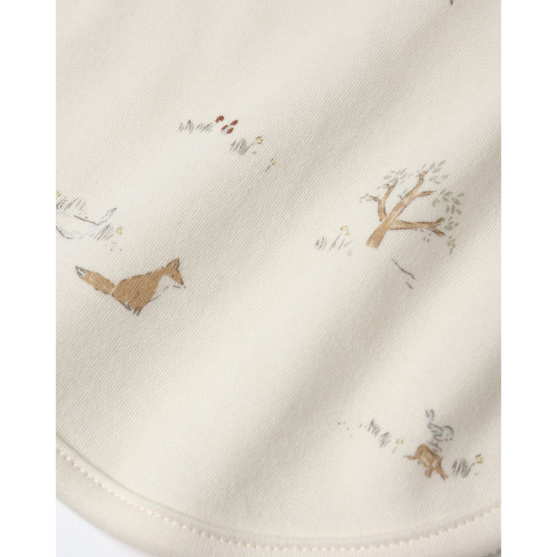 Set of 2 jersey snap bib