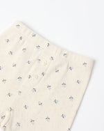 T-shirt + legging en pointelle Blue ditsy 