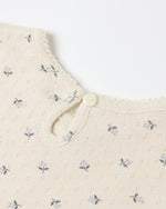 T-shirt + legging en pointelle Blue ditsy 