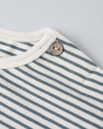 Ocean micro stripe long sleeve tee