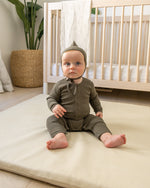 Ribbed baby jumpsuit