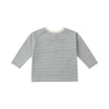 Ocean micro stripe long sleeve tee